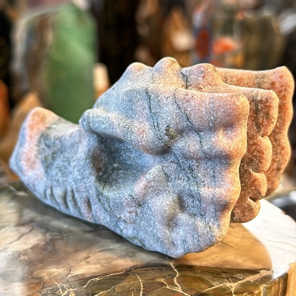 Sandstone Dragons Head Carving! - Picture 5 of 10